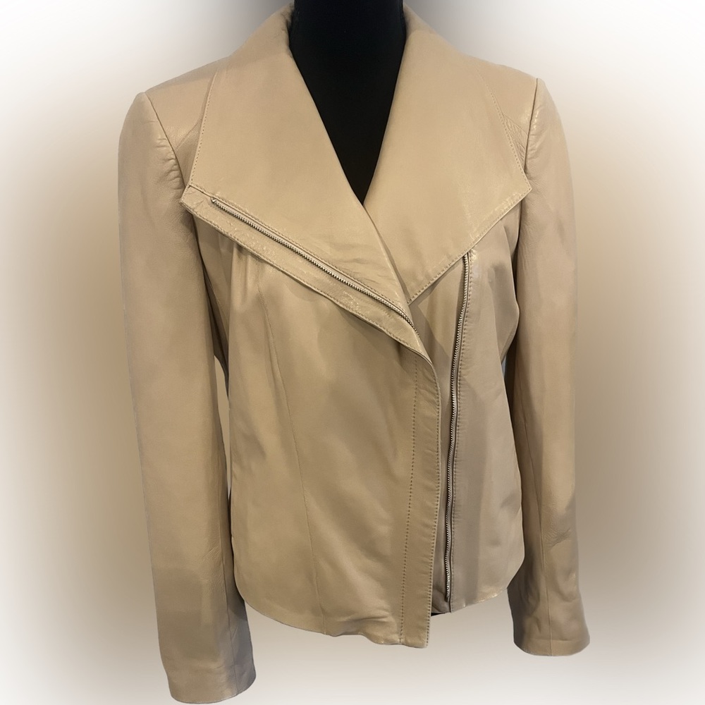 Cold Haan Lambskin Jacket Size Medium